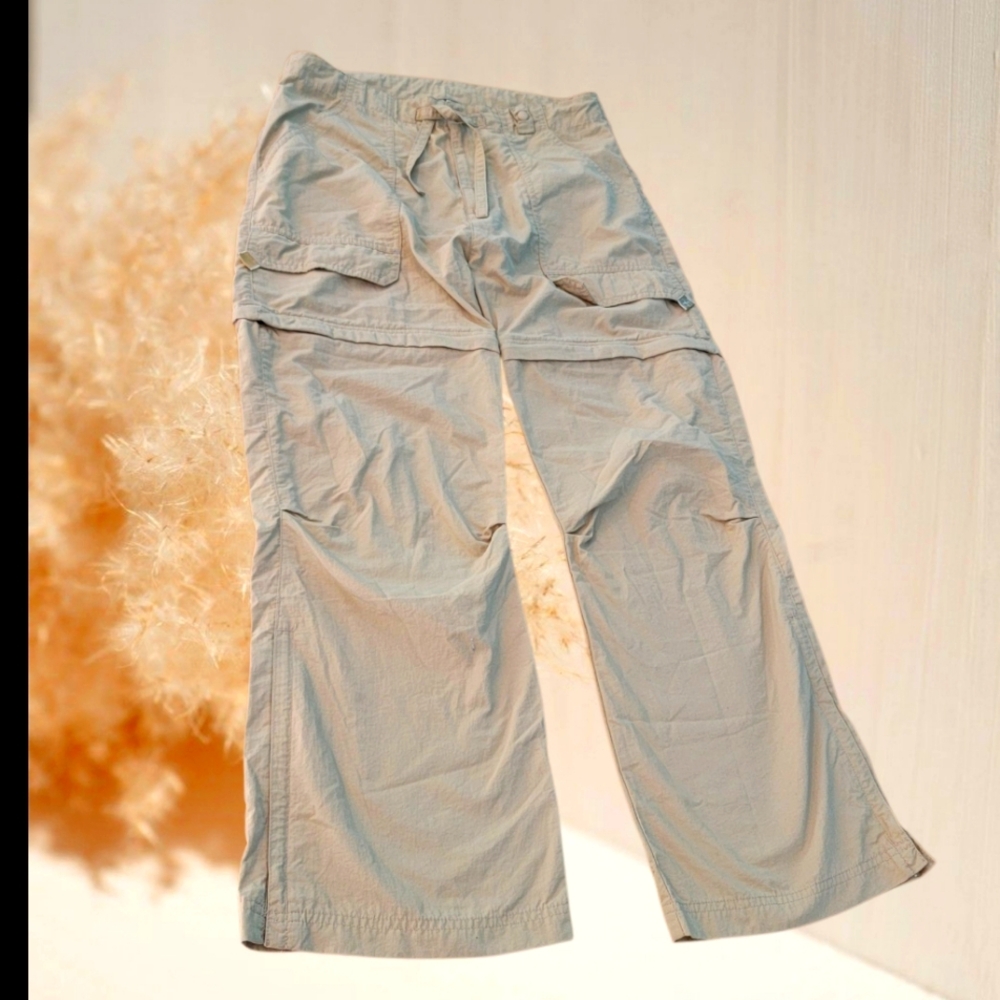 REI UPF 30 Pants Junior XL 16/18 Zip off legs adjustable waist Hiking Travel T54